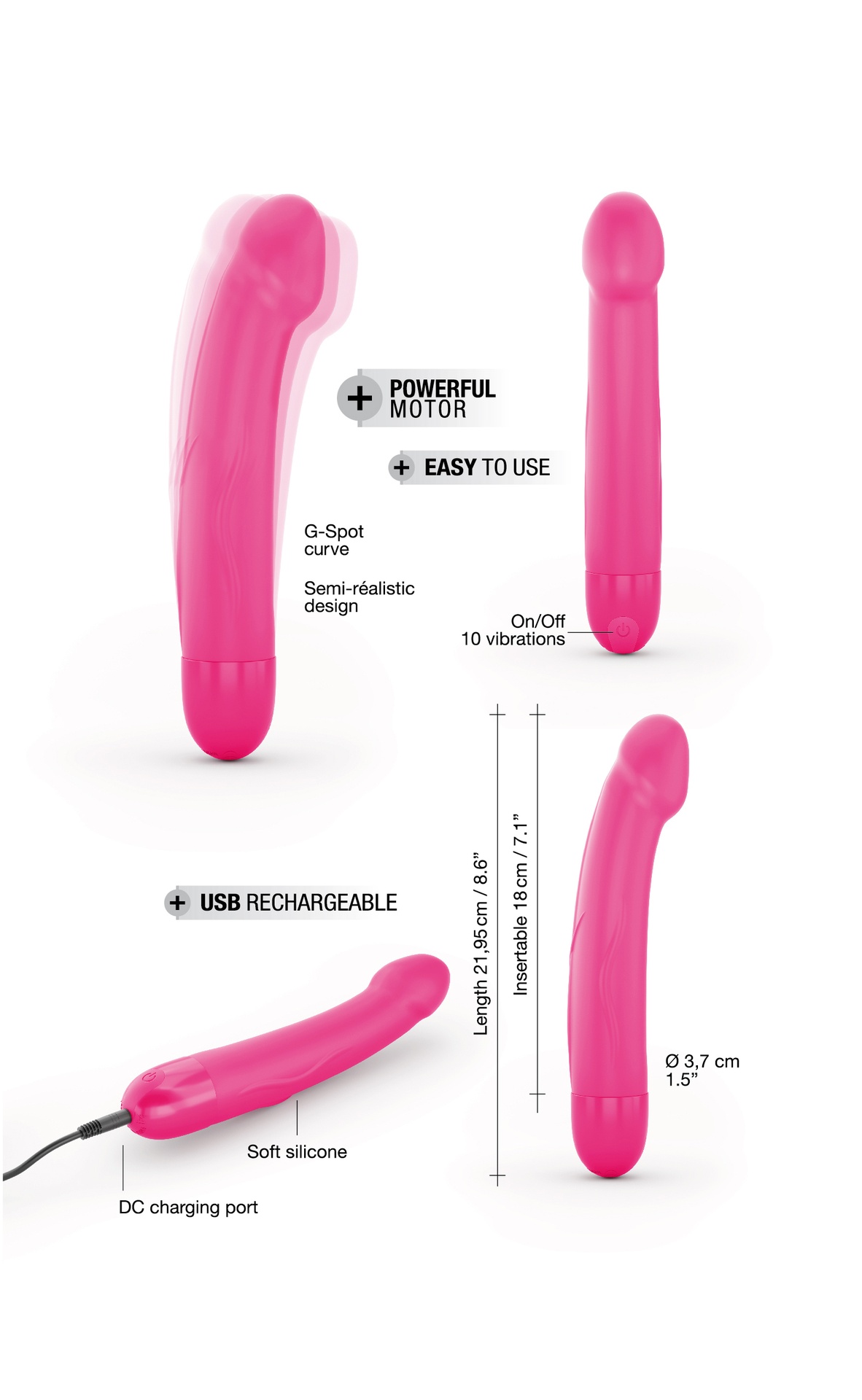 Dorcel Real Vibration M 2.0 vibratore semirealistico