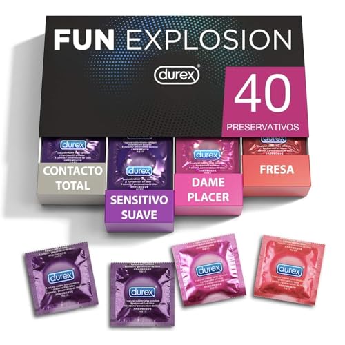 Durex Fun Explosion Preservativi 40 pezzi Assortiti