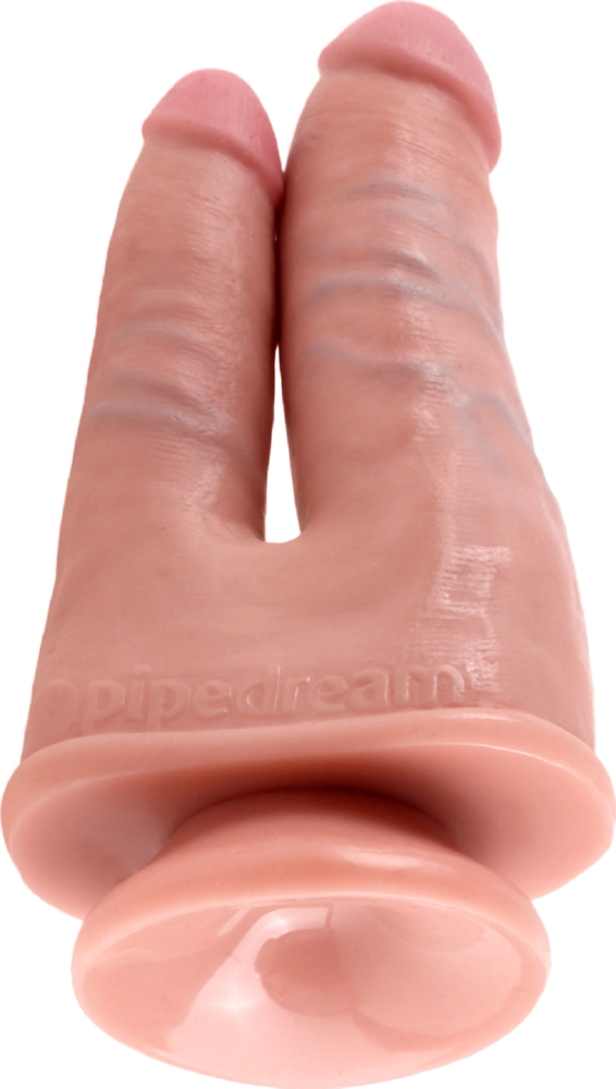 King Cock Double Penetrator doppio dildo ventosa