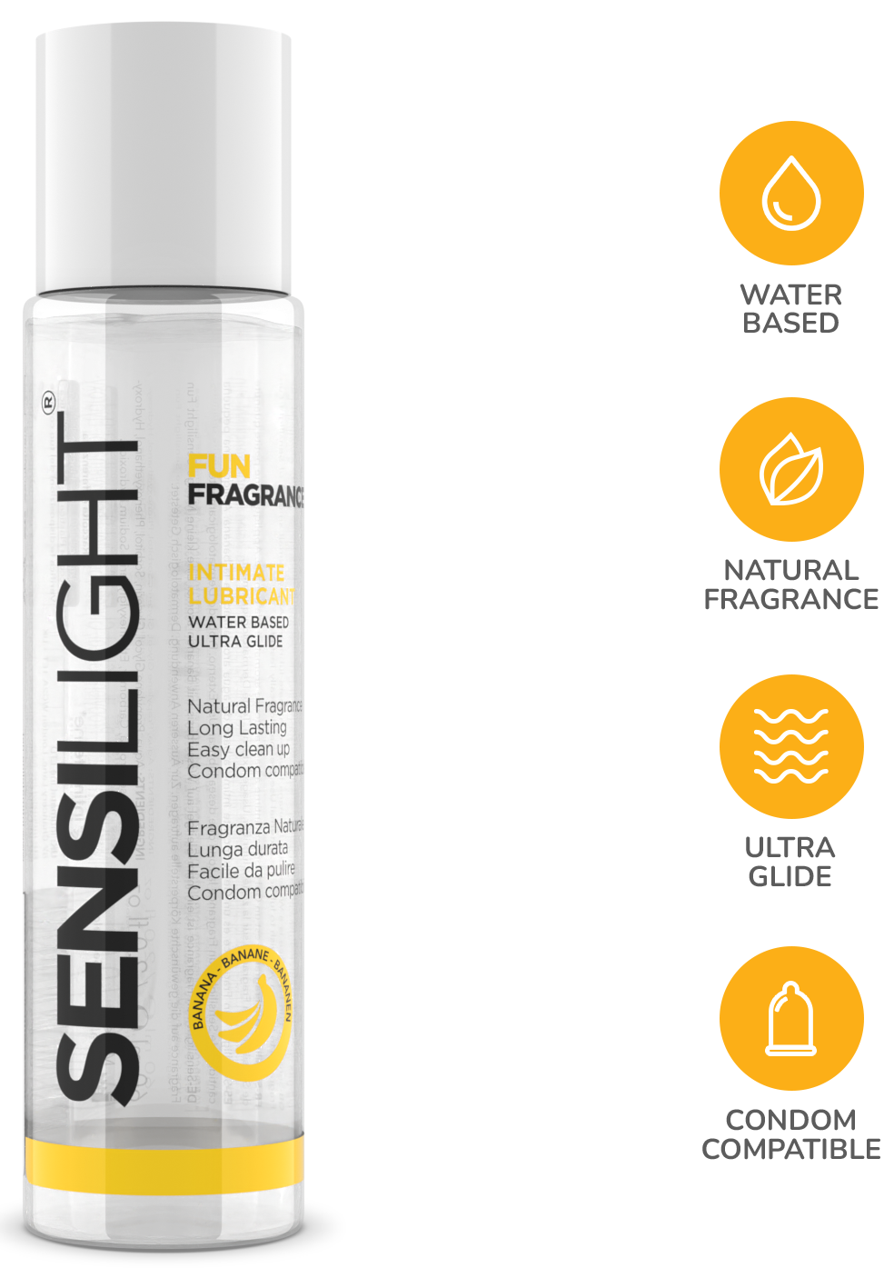 IntimateLine Sensilight Banana gel lubrificante 60 ml