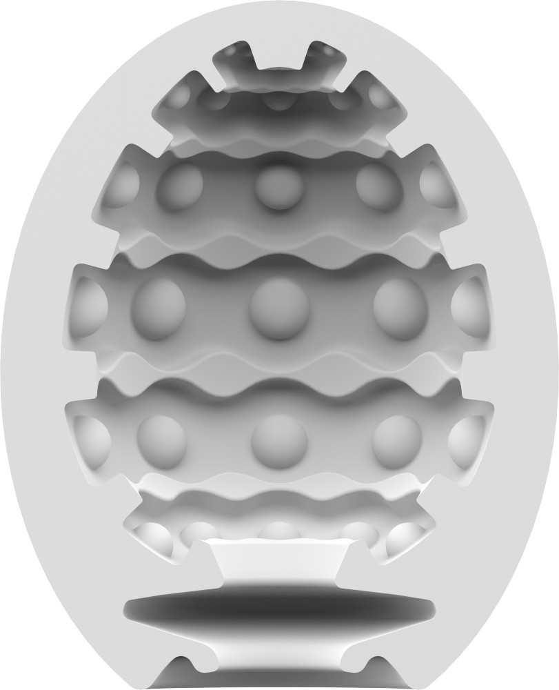Satisfyer Egg Bubble masturbatore maschile TPE rilievi