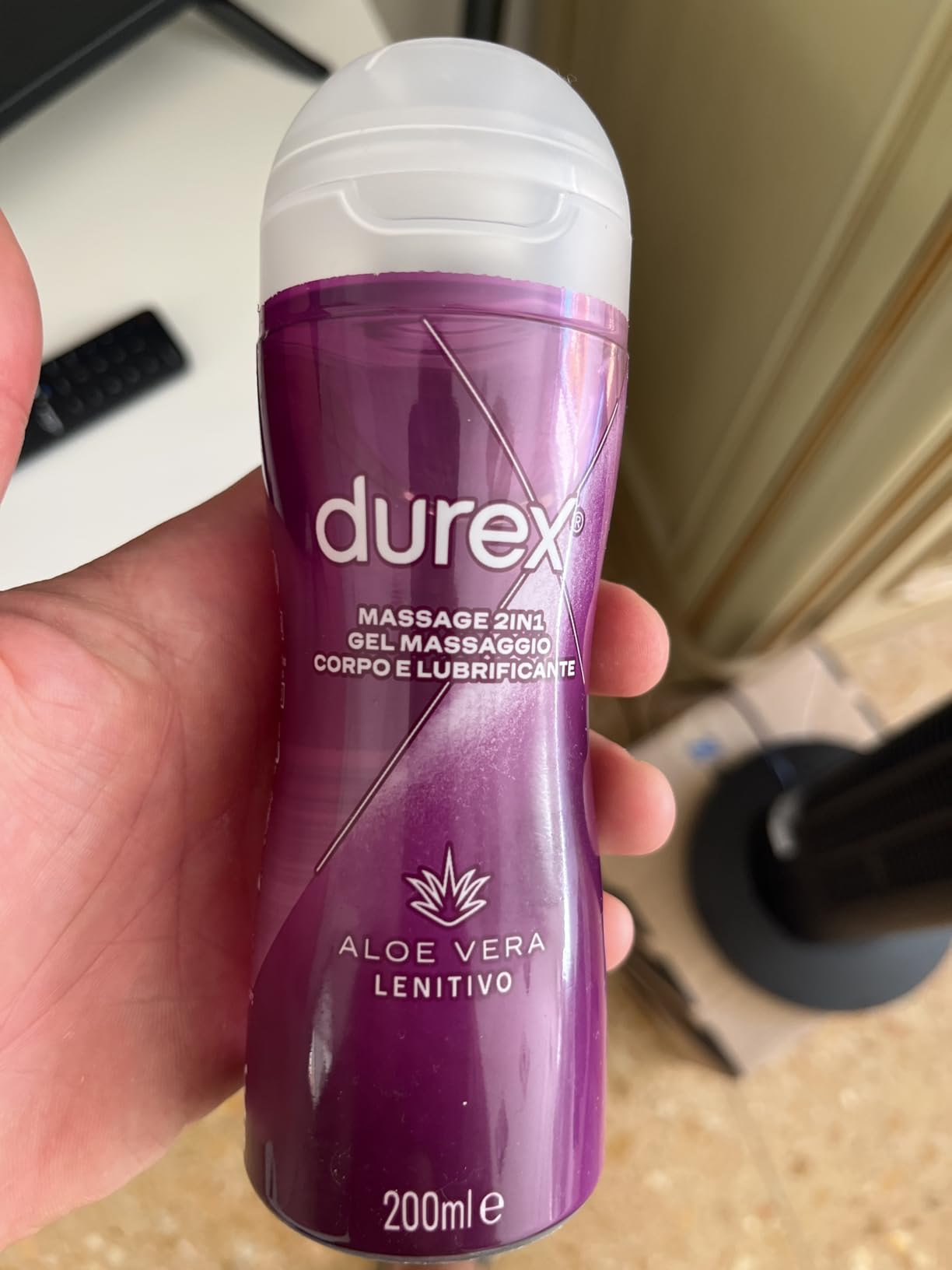Durex Massage 2 in 1 gel massaggio e lubrificante 2x200 ml