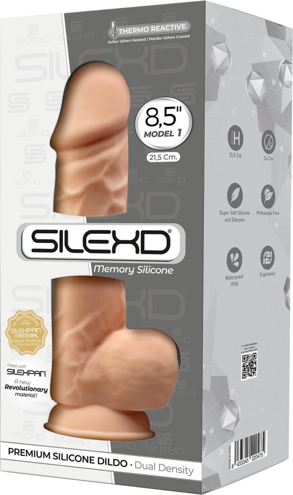 Silexd Model 8,5 dildo realistico con ventosa nude