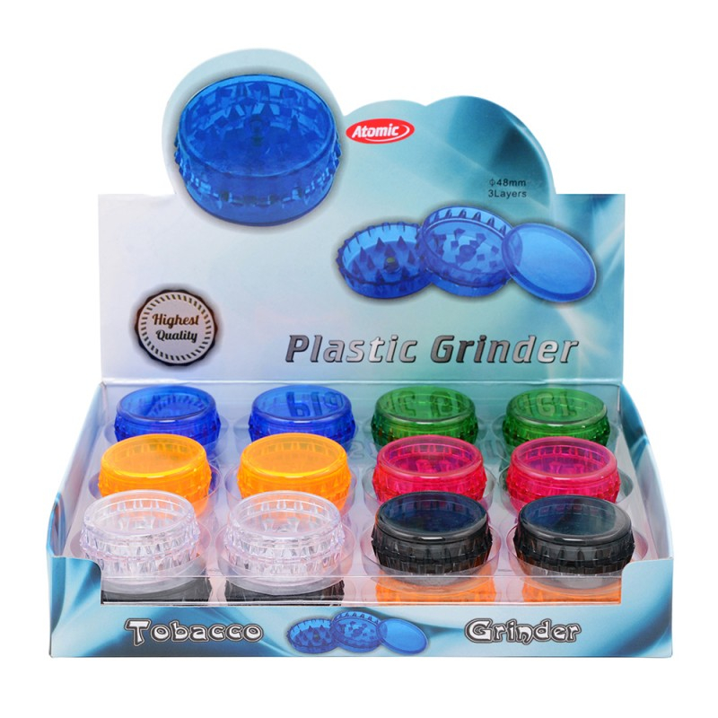 Atomic Grinder tritatabacco plastica 48mm assortito