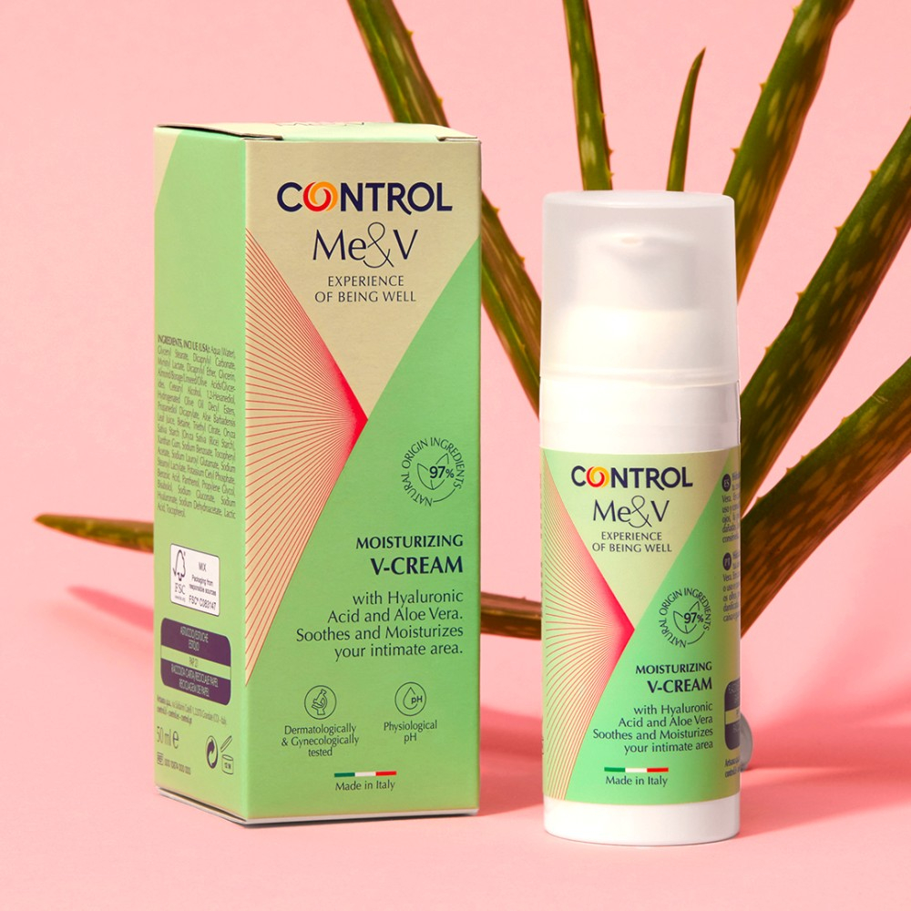 Control Me&V V-Cream crema intima idratante senza profumo