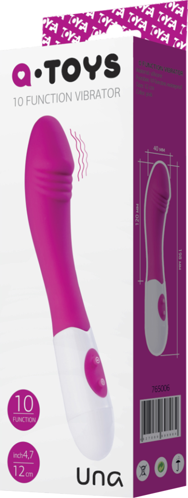 A-Toys Una vibratore punto G 10 vibrazioni realistico