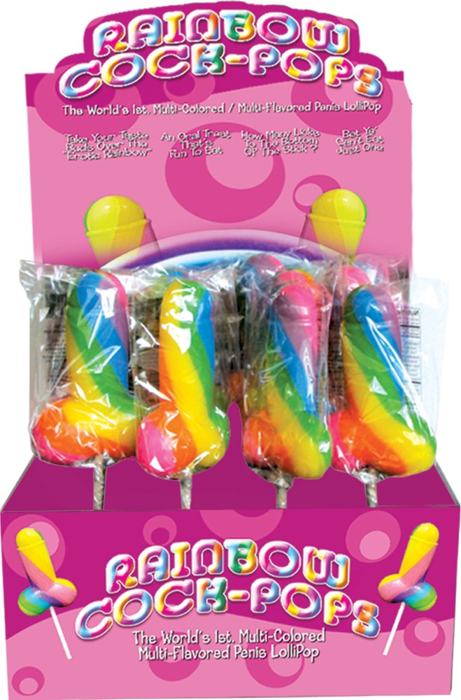 Spencer & Fleetwood Cock Pops lecca lecca pene arcobaleno