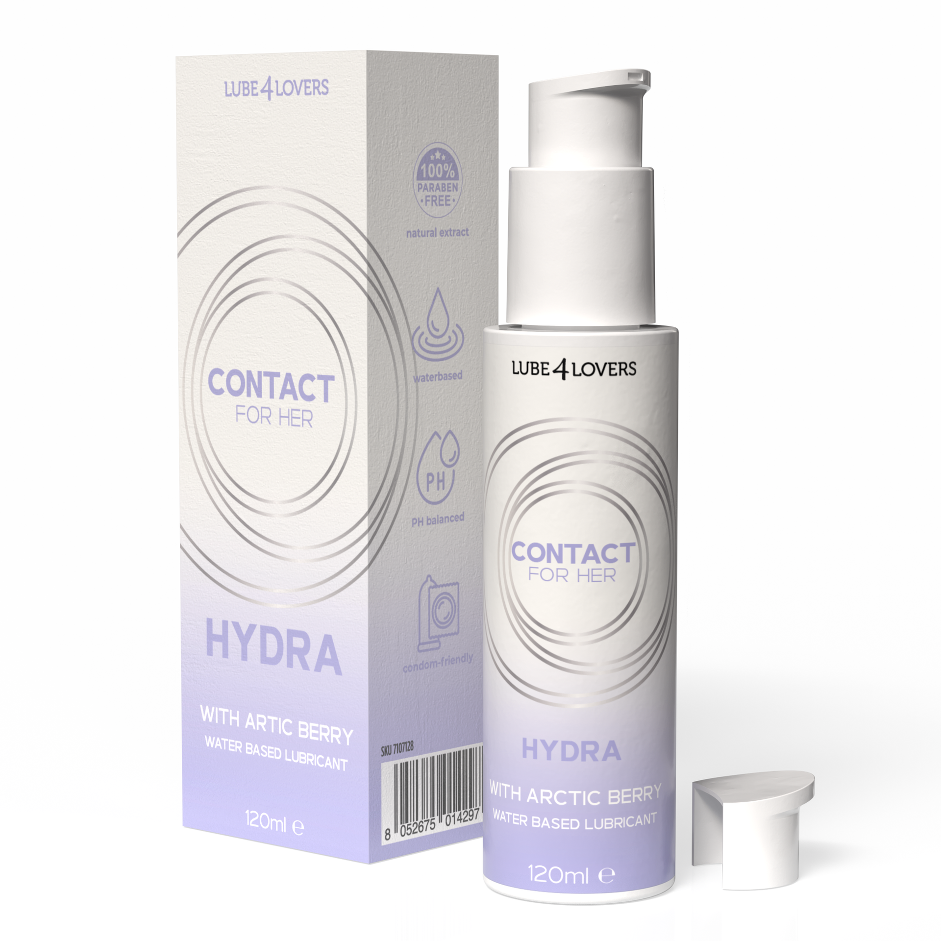 Lube4Lovers Hydra lubrificante vaginale 120 ml mora artica