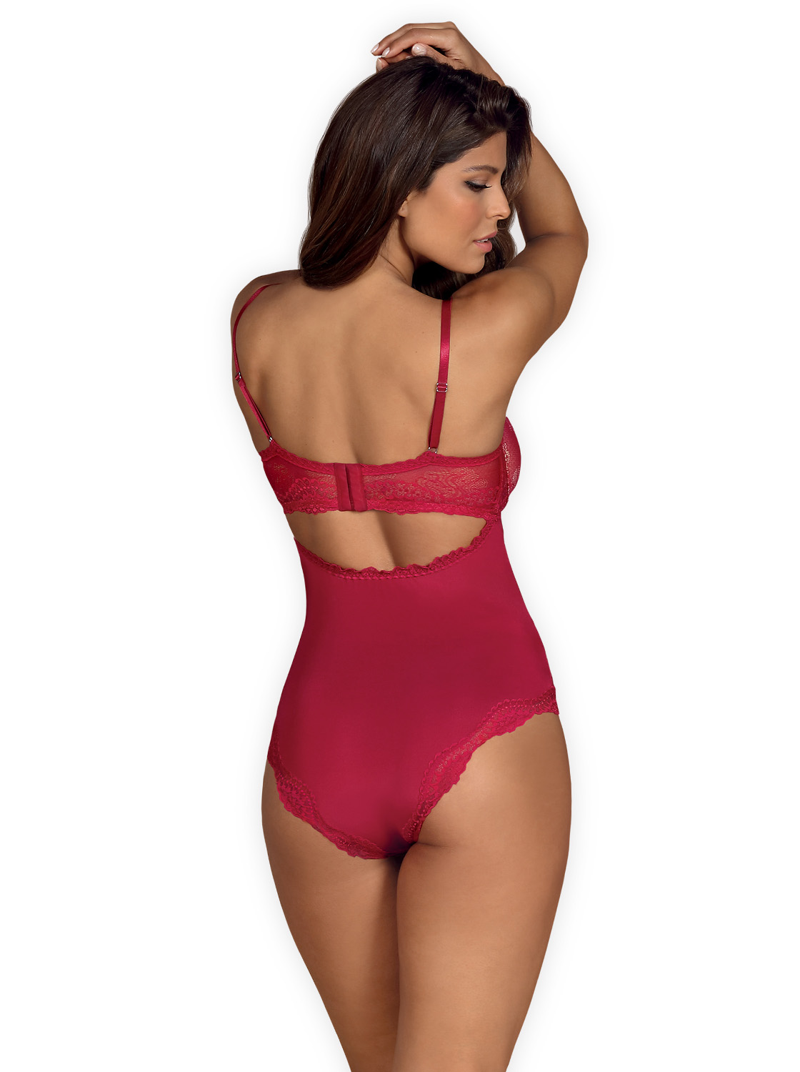 Obsessive Rosalyne body vinaccia pizzo coppe imbottite