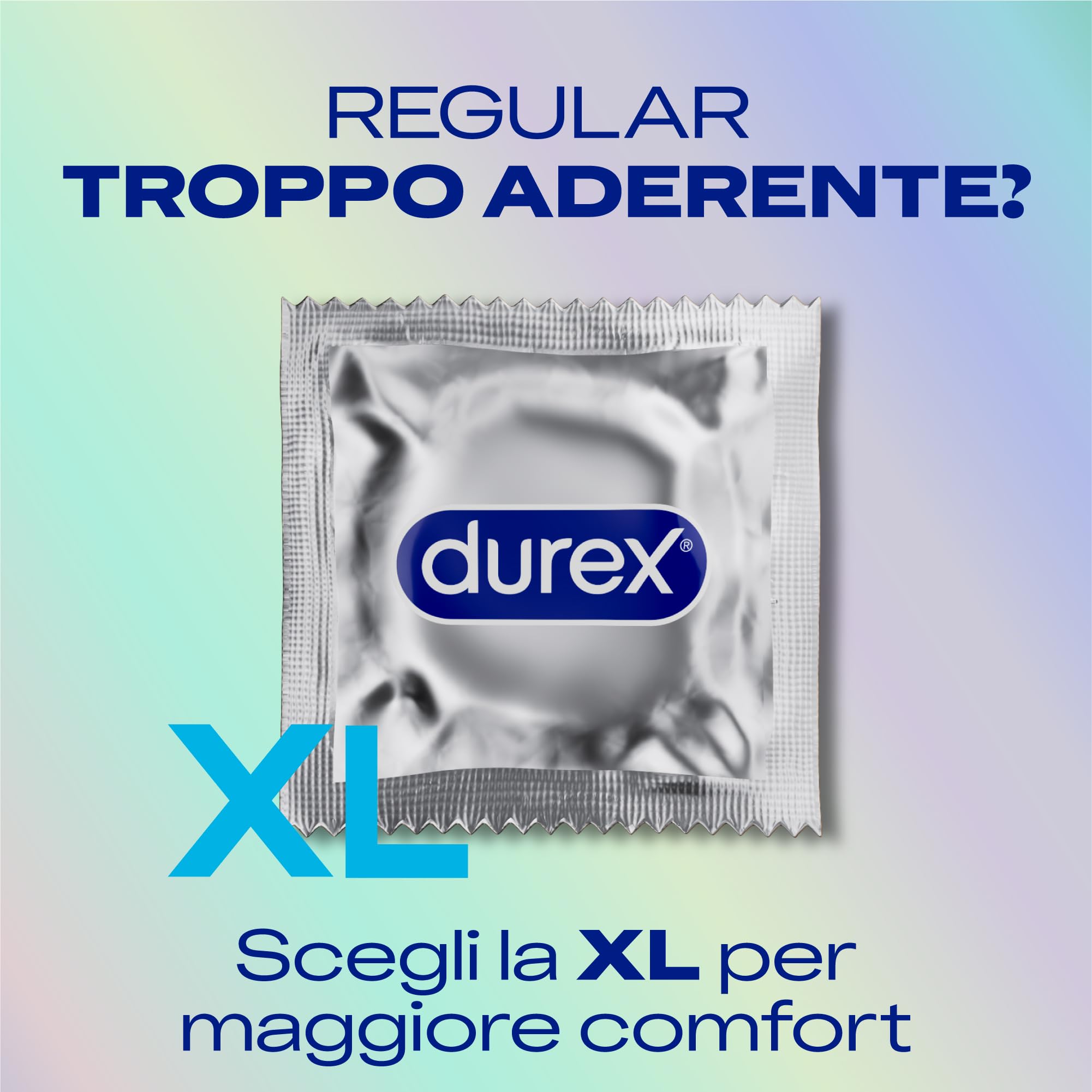 Durex Invisible XL preservativi 18 pezzi misura 60 mm