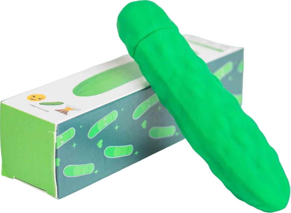 Emojibator Pickle mini vibratore bullet silicone 10 modi