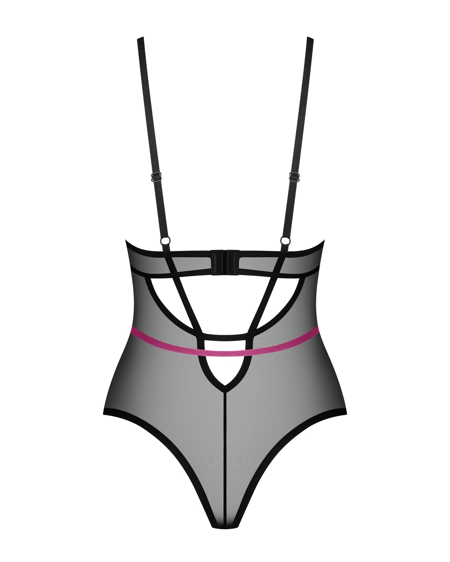 Obsessive Novenes body sexy nero con ferretto tulle