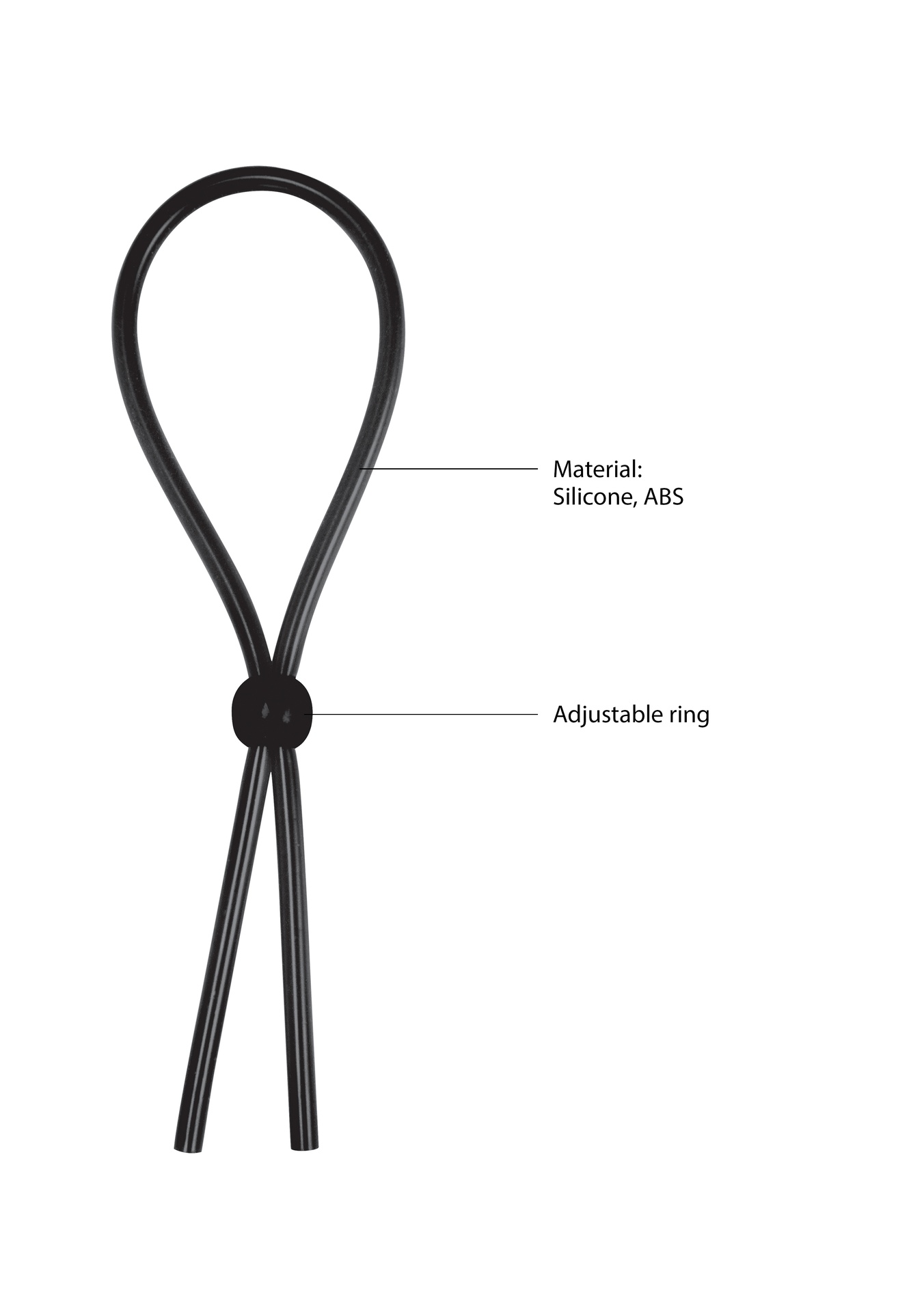 Shots Erection Booster cockring regolabile silicone