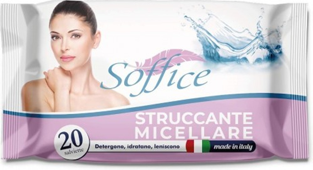 Soffice Micellare salviettine struccanti 20 pezzi
