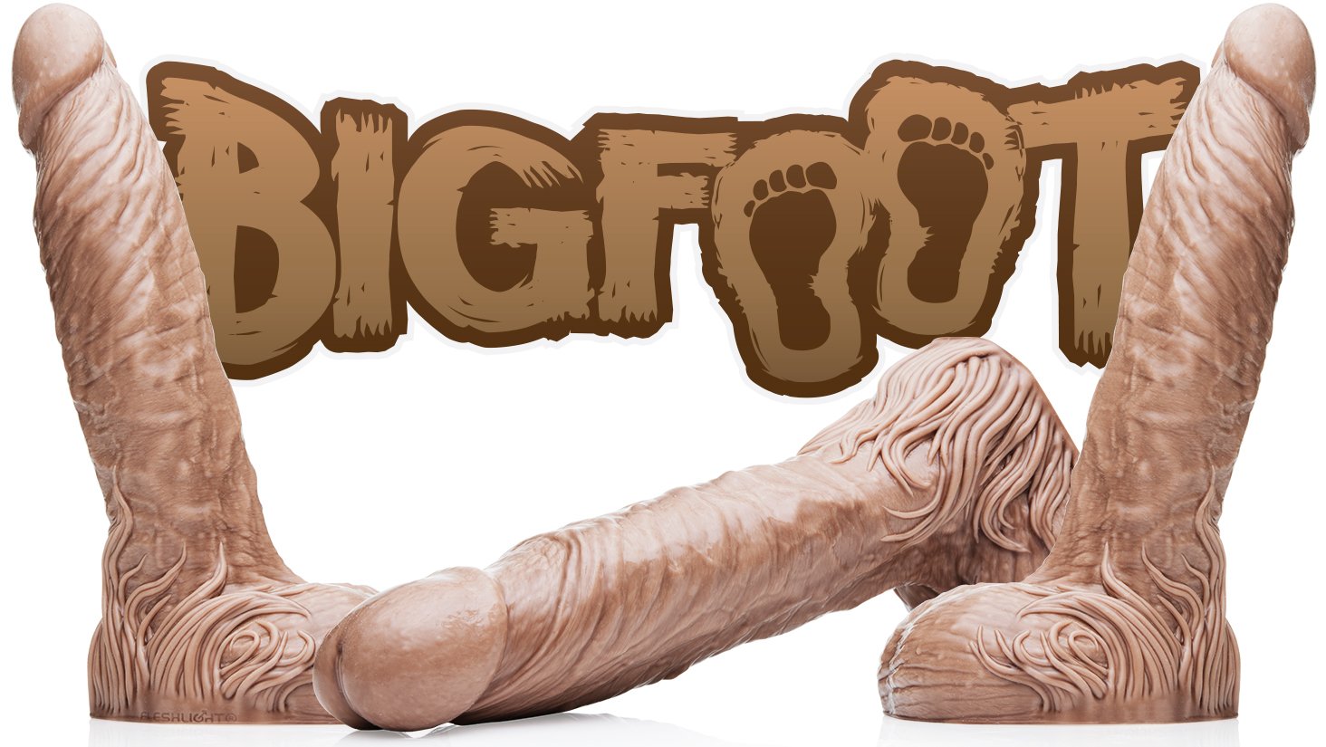 Fleshjack Freaks Bigfoot dildo fantasy 24,1 cm marrone