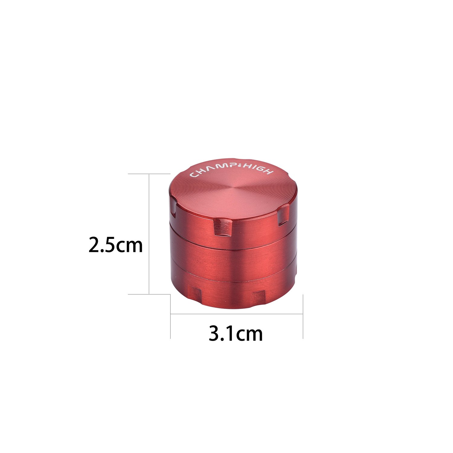 Champ High Metal Mini Grinder 30 mm metallo 3 parti