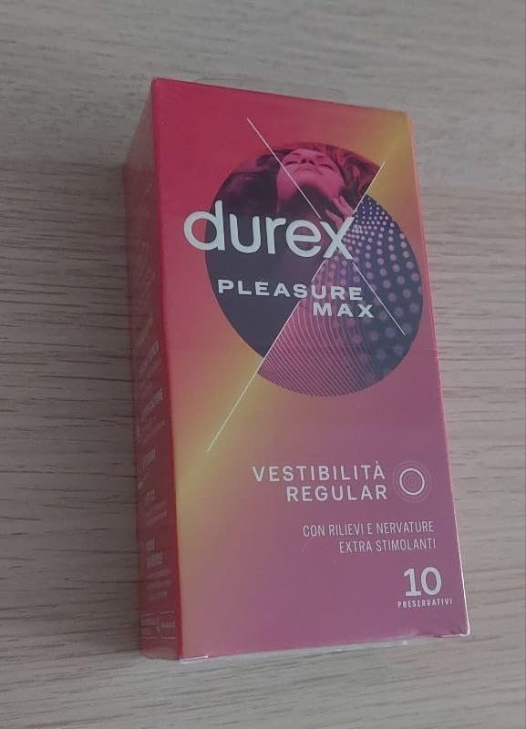 Durex Pleasuremax preservativi 10 pezzi con rilievi