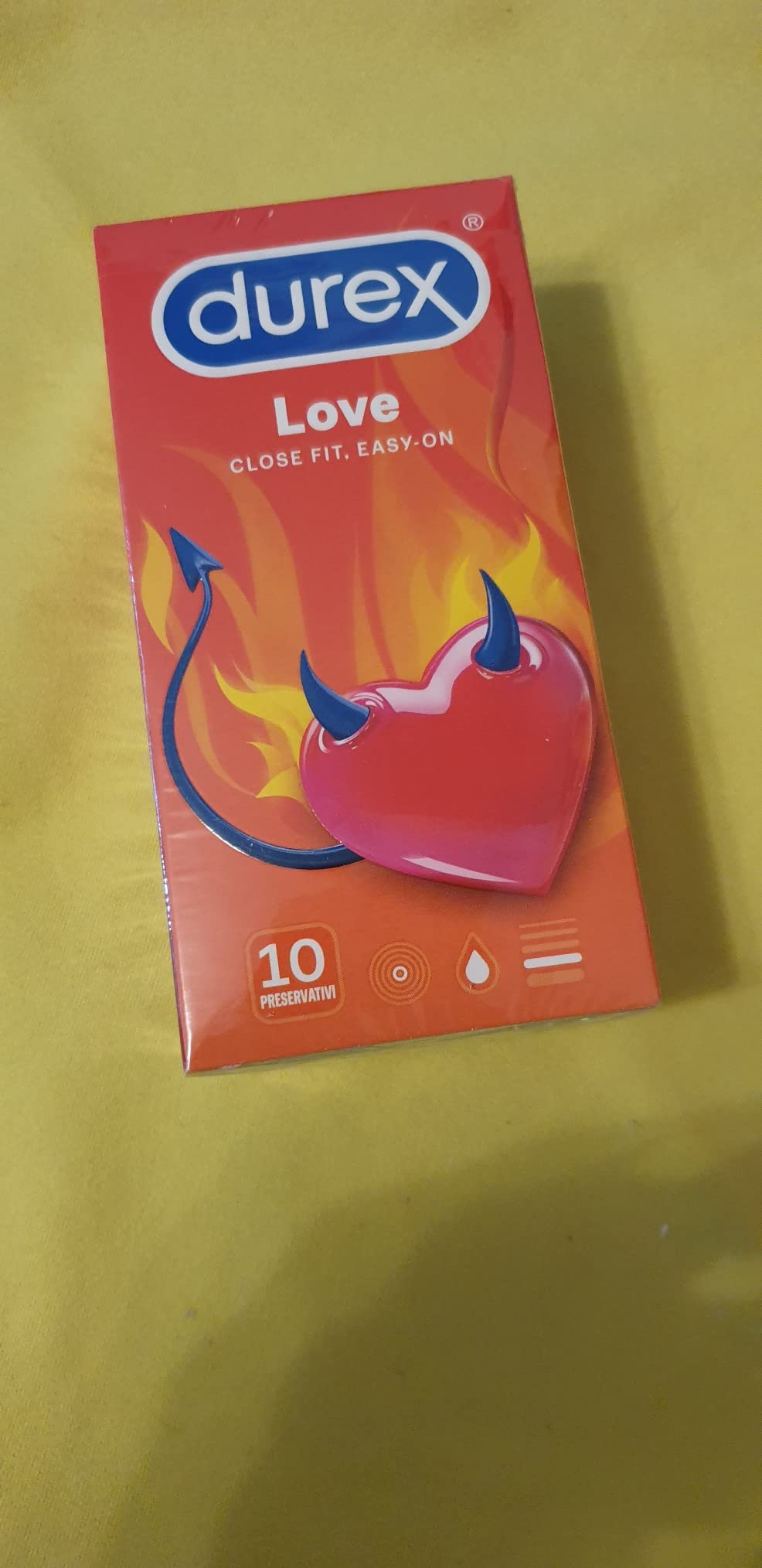 Durex Love Comfort preservativi 10 pezzi easy-on