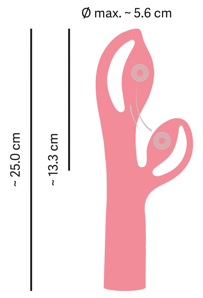You2Toys Fabulous vibratore rabbit 2 motori waterproof