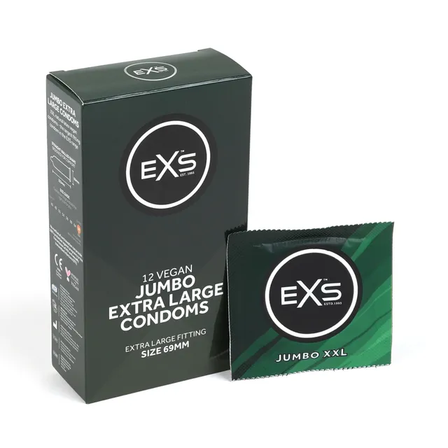 EXS 12EXSJUMBO Preservativi 12 Pezzi XL Larghi