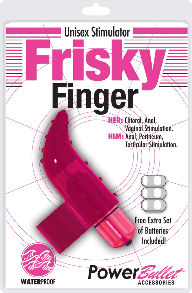 PowerBullet Frisky Finger vibratore dito 3 velocità impermeabile