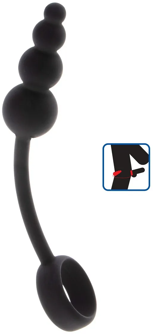 ToyJoy Manpower plug anale con cock ring silicone
