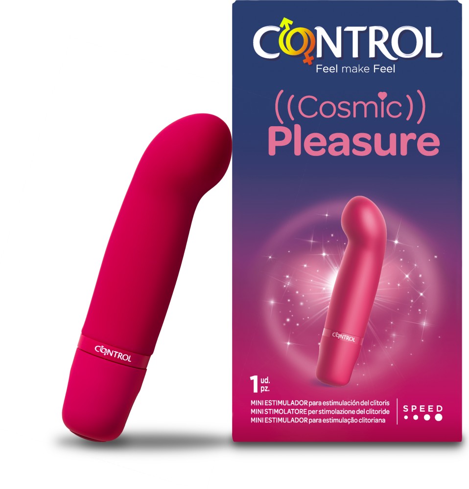 Control Cosmic Pleasure vibratore clitorideo silicone 5 velocità