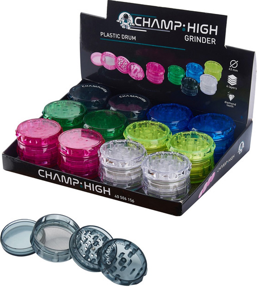 Champ High grinder 75mm in plastica 4 parti