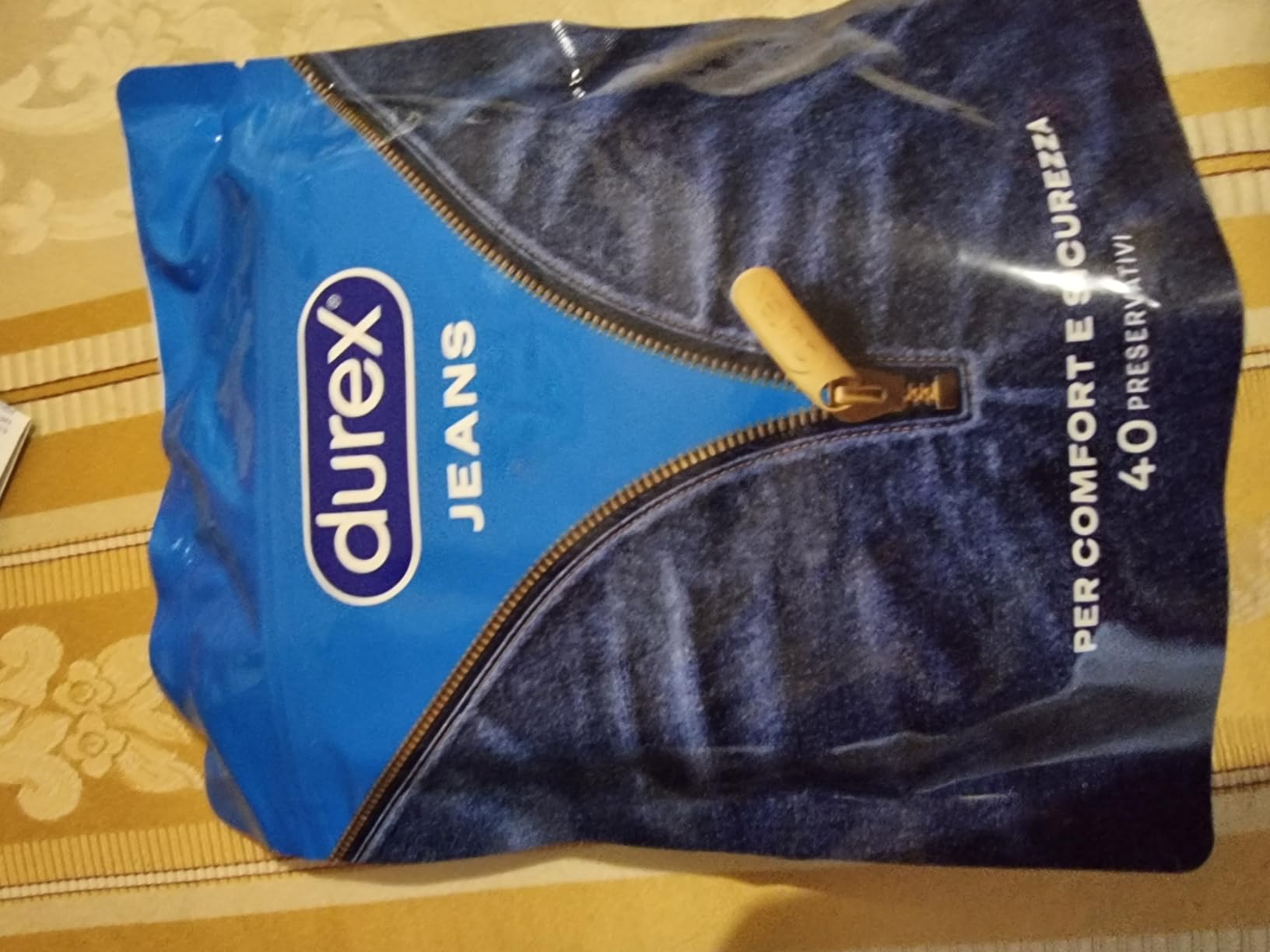 Durex Settebello Jeans preservativi classici 56 mm 40 pezzi regular