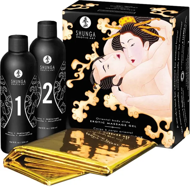 Shunga Oriental Body to Body gel massaggio Melon Mango
