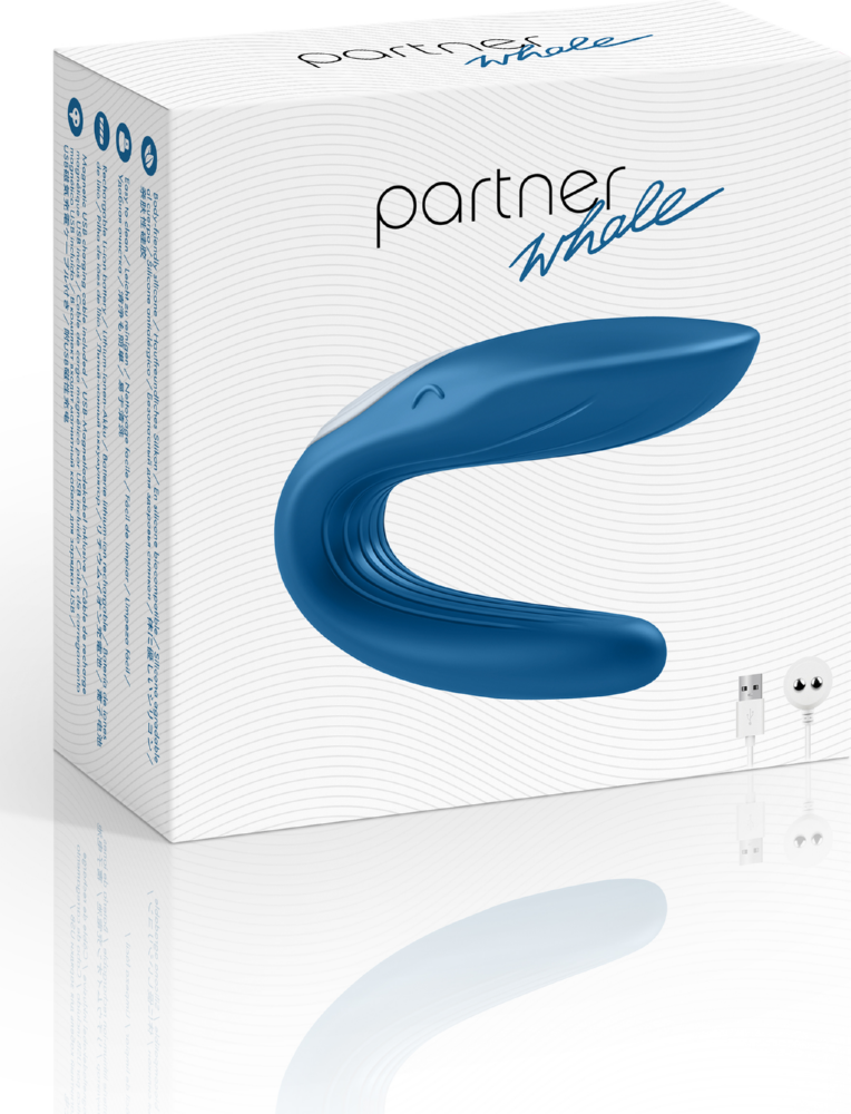 Satisfyer Partner Whale Vibratore di Coppia 2 Motori