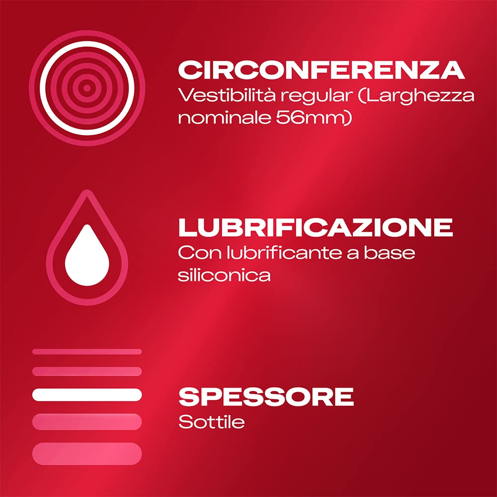Durex Supersottile Regular preservativi 48 pezzi misura 56 mm