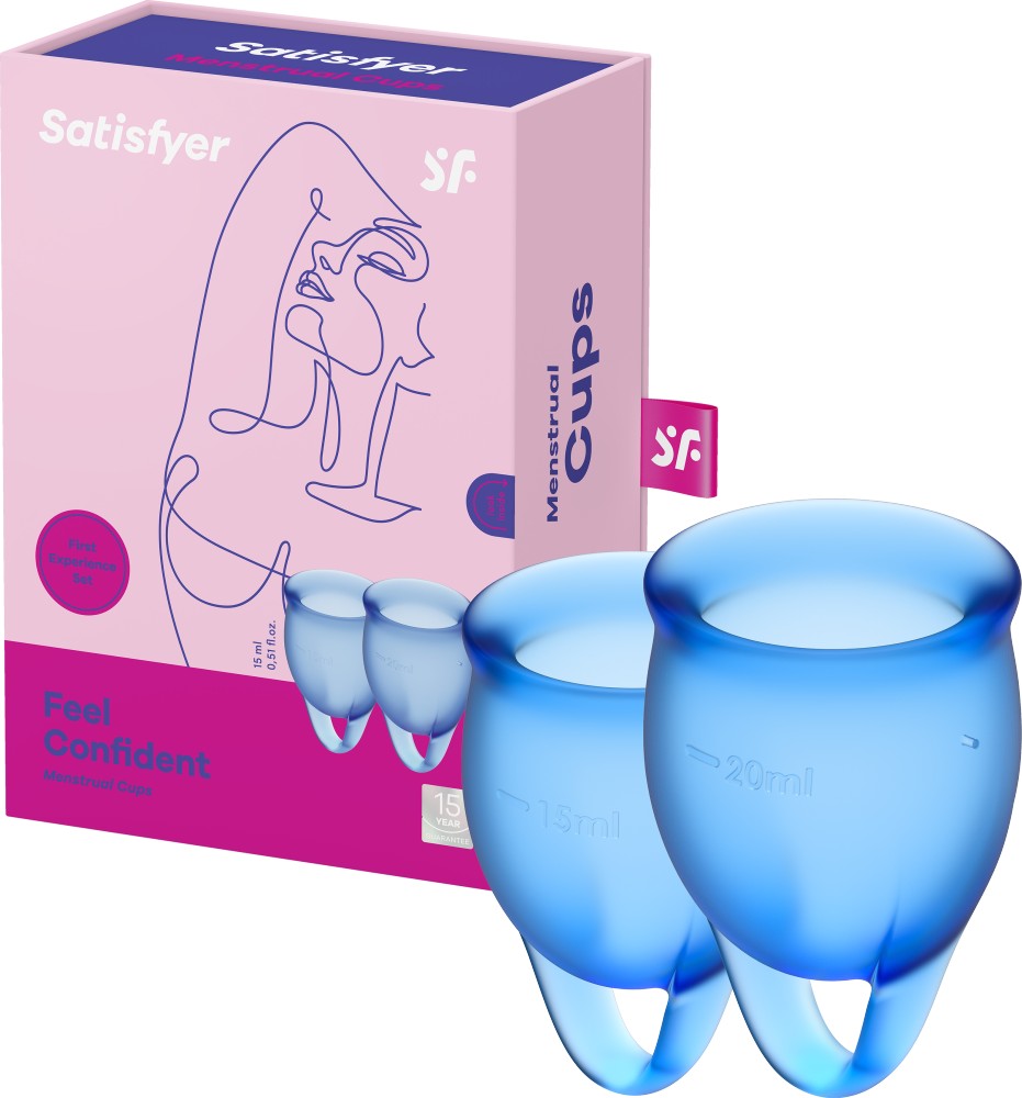 Satisfyer Feel Confident coppetta mestruale 2 pezzi