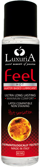 Luxuria Feel Hot Sensation lubrificante 60ml effetto caldo