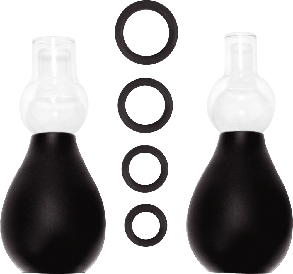 Ouch! Nipple Erector Set succhia capezzoli 2 pompette doppia misura