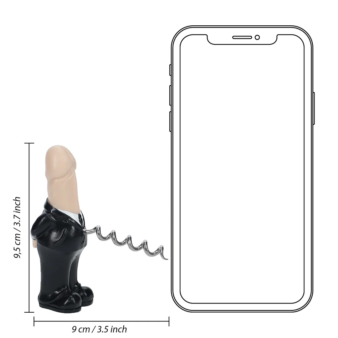 Dickheads Corkscrew cavatappi fallo regalo scherzo