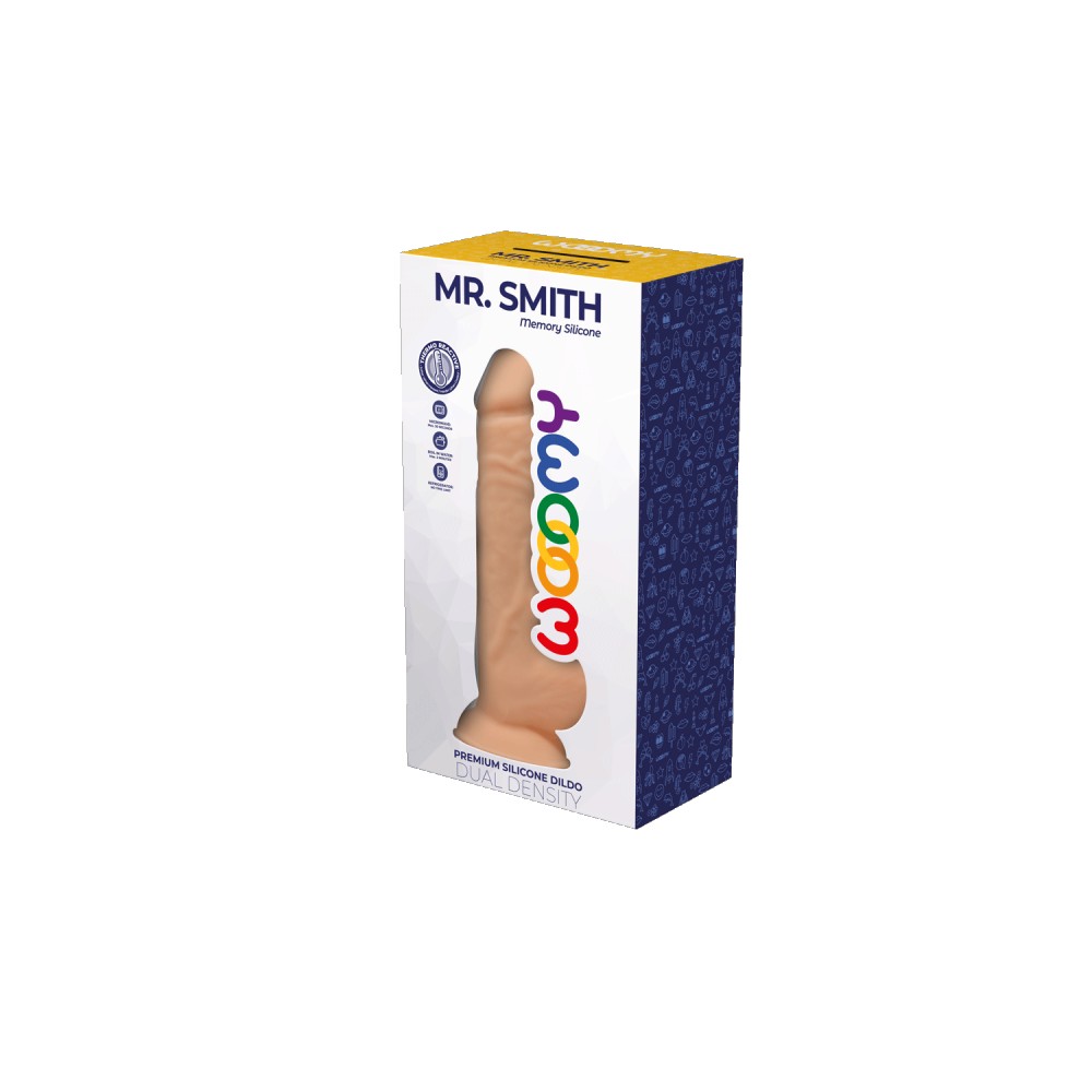 Wooomy Mr Smith dildo realistico con ventosa termoreattivo