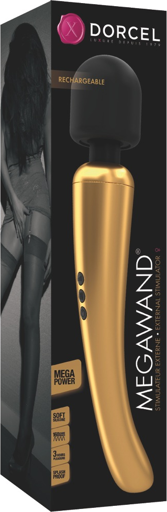 Dorcel Megawand Gold massaggiatore wand clitoride 20 modi