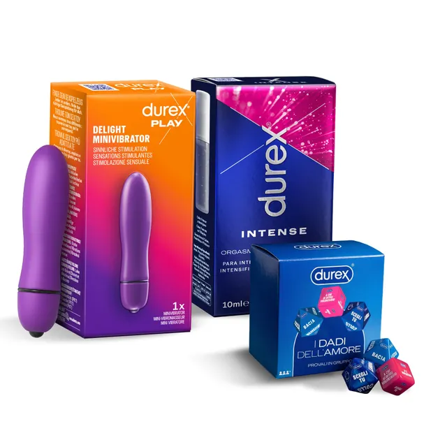 Durex Play Delight Kit Vibratore + Gel Intense 10ml Dadi