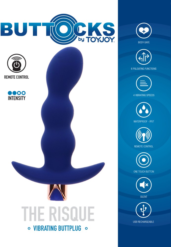 Taboom The Risque Palline Anali Vibranti Telecomando silicone