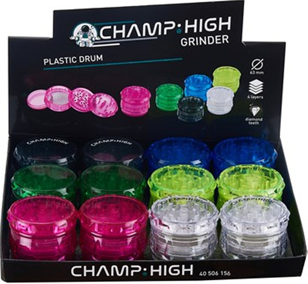 Champ High grinder 75mm in plastica 4 parti