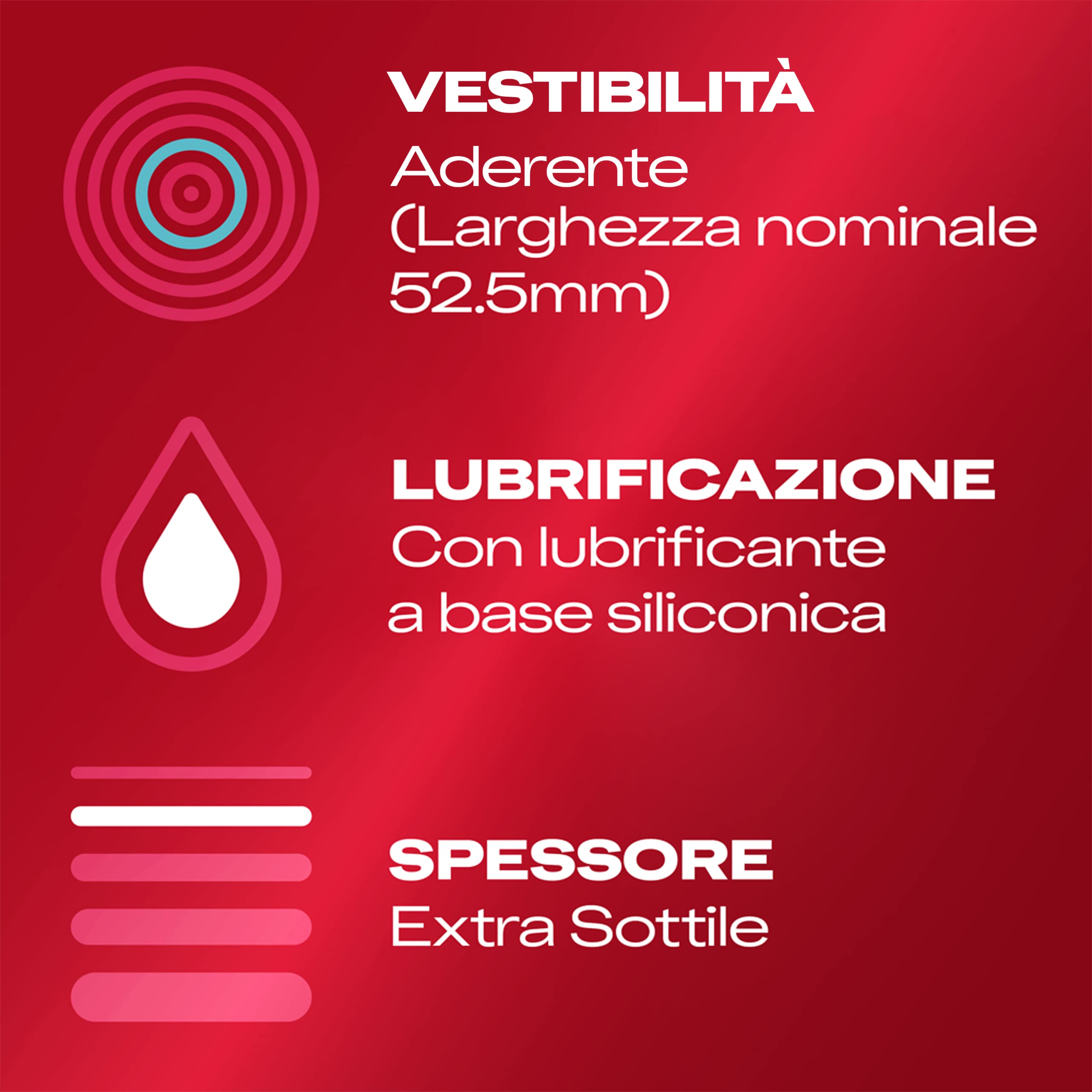 Durex Supersottile Vestibilità Aderente preservativi 10 pezzi