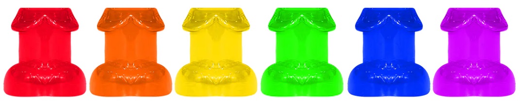 Kheper Games Rainbow Shot Glass bicchierini 6 pezzi pene