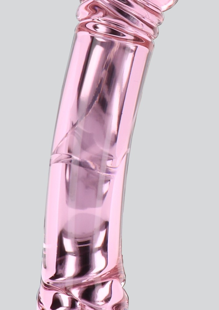 ToyJoy Rhinestone Scepter dildo in vetro doppia punta