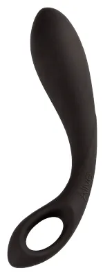 Alive Black Heart dildo anale curvo 15 cm silicone