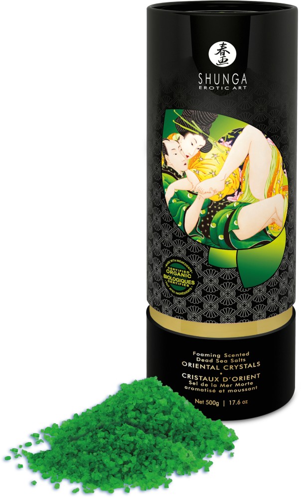 Shunga Oriental Crystals Lotus Flower sali bagno Mar Morto