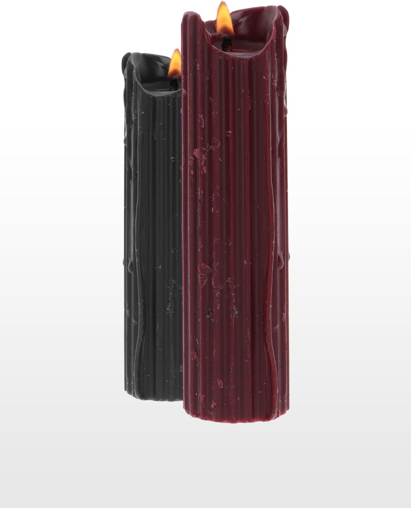 Taboom Drip Candles candele bondage cera 2 pezzi nero rosso