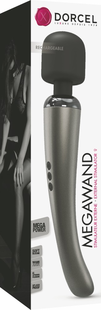 Dorcel Megawand Chrome Silver massaggiatore wand ricaricabile