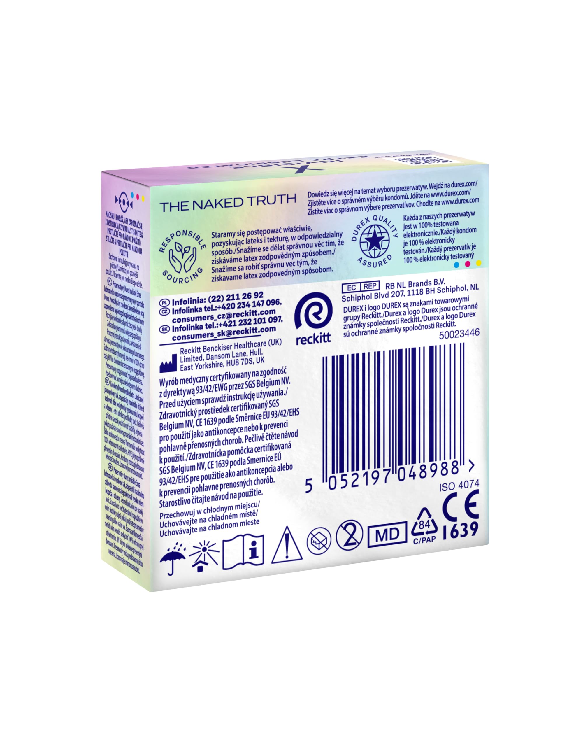 Durex Invisible preservativi extra sottili extra lubrificati