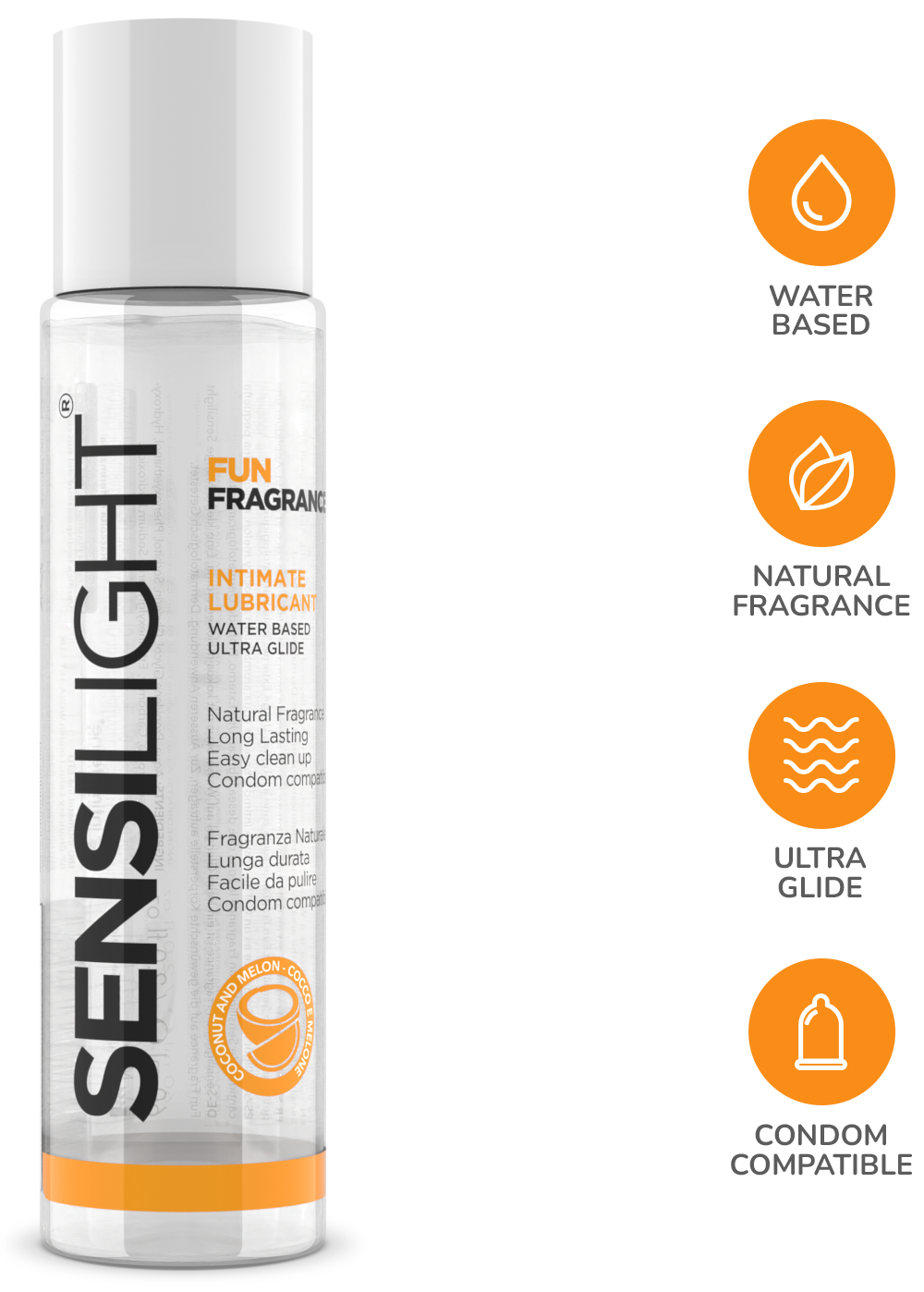 Sensilight Fun Fragrance Cocco Melone gel lubrificante